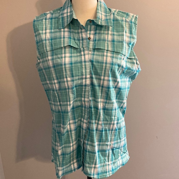 ✨NWT✨Plaid Sleeveless - Picture 1 of 8